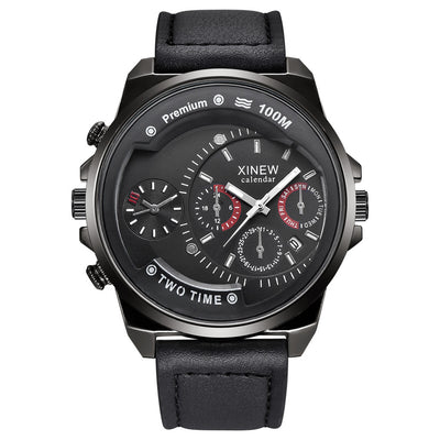 Luxury men's Watch Business Watch High Quality Leather