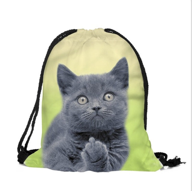 2018 New Cute Kid Baby Unicorn Pattern Sport Bags Swimming Bags Gym Pump Bag Sports School Drawstring Boy Girl Backpack Hot Sale